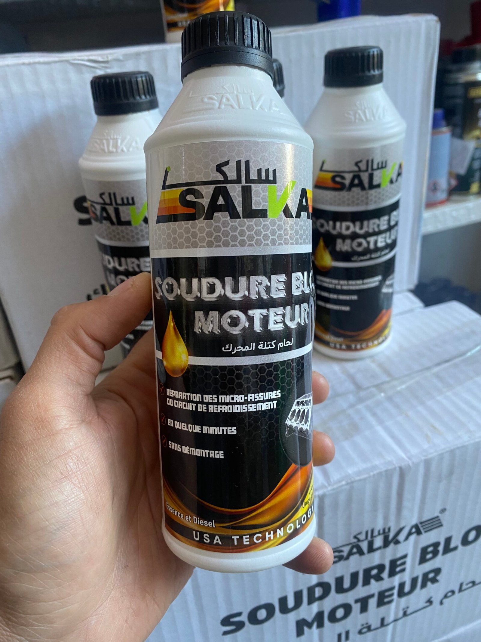 SALKA Soudure Bloc Moteur 500ml